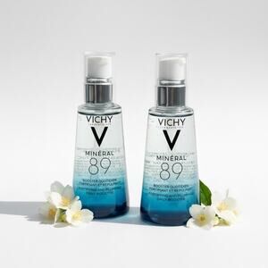 Lot X 2 Vichy Mineral 89 Fortifying And Pumpling Daily Booster 50ml/1.69fl.oz.